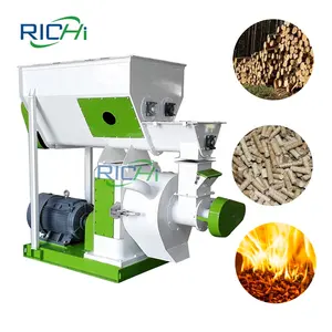 Richi 2021 Nieuwe Ontwerp Automatische Ring Sterven Ring Type-Horizontale Verticale Hout Pellet Machine