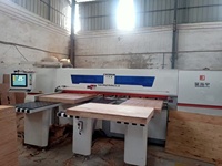 Scie à panneaux informatisée JinHongYu pour meubles en panneaux de bois avec composants de moteur, puissance 23KW, 380V/220V, garantie 1 an