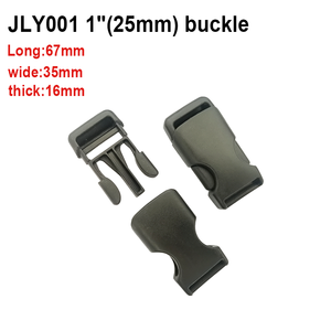 Hebilla de Plástico Clásica Negra de <span class=keywords><strong>1.5</strong></span> Pulgadas con Liberación Lateral para Pulseras de Paracord/Correas para Mascotas/Mochilas - Product Image 2