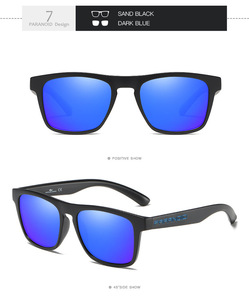Gafas de sol polarizadas para hombre, lentes de sol masculinas de estilo Retro, rectangulares, adecuadas para conducir, P8816 - Product Image 6
