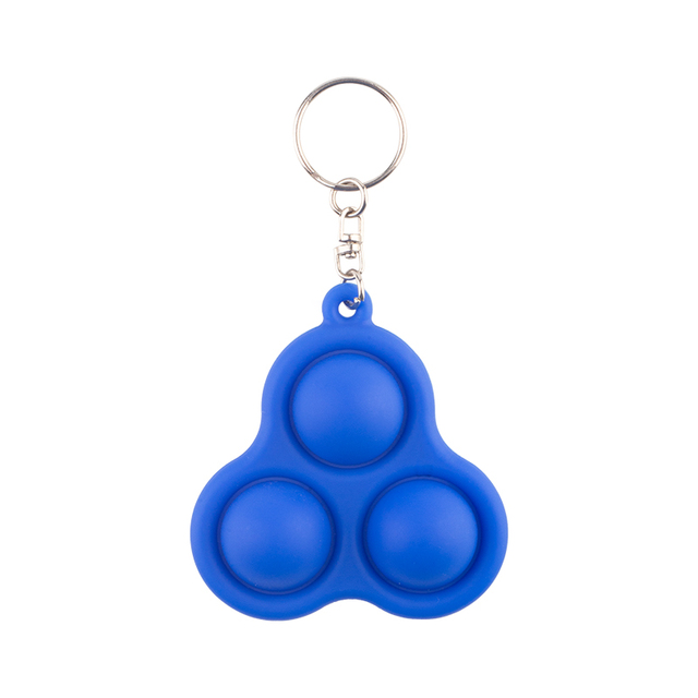Hot Models Fingertip Stress Relieving Toys Brain Toys Children Adults Autism Silicone Keychain
