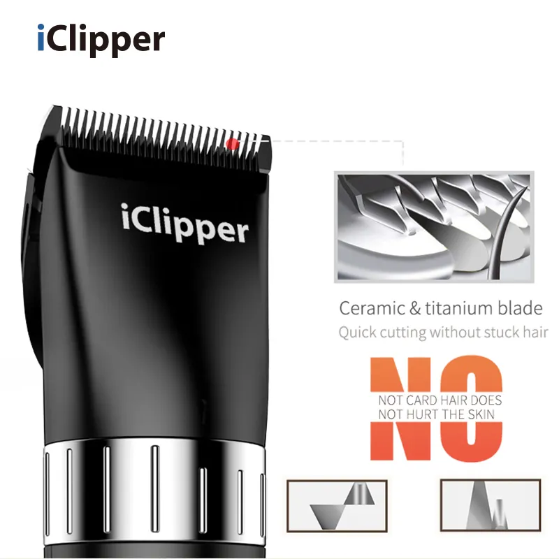 Iclipper T5 IPX5 impermeável Pet Hair Clipper Dog Hair Trimmer da China Factory Fabricante