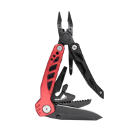 Premium pince pliable en acier inoxydable, multi-outils avec mousqueton, outils d'extérieur, couteaux, scie tournevis