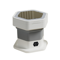 Mini-lave-linge électrique 8L avec seau de séchage pour vêtements, sous-vêtements, chaussettes, petite machine à laver pour voyage et maison