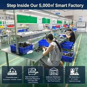 Konektor M12 4-Pin Push-In yang Dapat Disambungkan di Lapangan dengan Isolasi PVC untuk Mesin Elektronik dan Aplikasi Sensor/Aktuator IP67 - Product Image 6