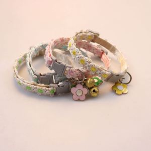 Collar para Gato 2025 con Campana y Flores Coloridas, Ajustable, para Gatos, Gatitos y Cachorros, 11 Estilos Diferentes - Product Image 2