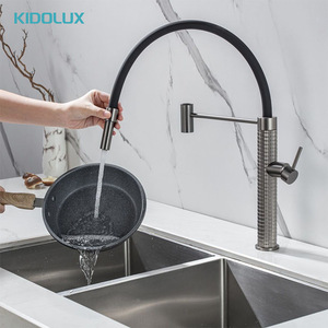 Кухонный смеситель с гибким силиконовым шлангом - Product Image 2