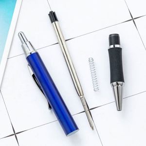 Custom Logo 1.0Mm Metal Push-Button Business Promotional <b>Gift</b> Multi-Color Ballpoint Pen for <b>Office</b> Writing and Stationery - Product Image 4