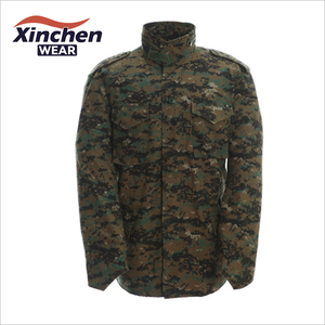Người Đàn Ông Của M65 Chiến Thuật Áo Khoác Màu Xanh Lá Cây Ô Liu Ngụy Trang Không Thấm Nước Vải Thoáng Khí Lông Cừu Mùa Đông Phong Cách Giản Dị Dây Kéo Cộng Với Kích Thước Tùy Chọn - Product Image 4