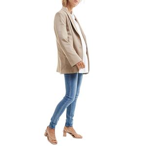 Pantalones vaqueros <span class=keywords><strong>MAMA</strong></span> personalizados de alta calidad para mujeres embarazadas pantalones de mezclilla elásticos lavados superajustados de cintura alta estilo de punto informal - Product Image 3