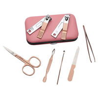 Trousse de toilettage de voyage, kit de manucure à domicile, coupe-ongles à mâchoires larges, ensemble de soins des ongles de luxe pour hommes, étui de manucure personnalisé