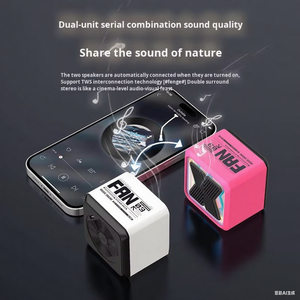 Super caisson de basses sans fil pour haut-parleur <span class=keywords><strong>Bluetooth</strong></span> Mini haut-parleur de bureau à domicile/extérieur/voiture batterie d'éclairage LED RVB de haute qualité - Product Image 4