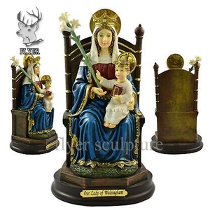 Por encargo religión fibra de vidrio Virgen María estatua tallada a mano figura Virgen María estatuas - Product Image 3