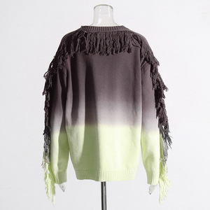 À la mode décontracté femmes <span class=keywords><strong>pull</strong></span> 2025 automne nouveau Design col rond <span class=keywords><strong>pull</strong></span> <span class=keywords><strong>grande</strong></span> <span class=keywords><strong>taille</strong></span> dégradé couleur <span class=keywords><strong>pull</strong></span> - Product Image 6