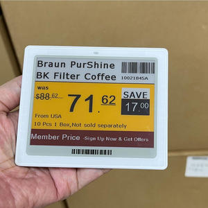Étiquettes de prix numériques Bluetooth 2,4 GHz Ble Cloud E Ink Eink Display API ESP32 pour supermarchés NFC EAS ESL (étiquettes électroniques pour rayonnages) - Product Image 1