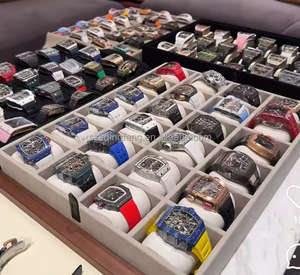 Diepblauw Rvs Heren Mechanische Duiker Horloge 41Mm Ppf Fabriek Chronograaf Alarm Wijzer Wijzerplaat Oceanmaster 4500V - Product Image 6