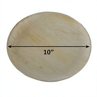 Assiette de service profonde en feuille de palmier Areca, 10 pouces, écologique, biodégradable, jetable, qualité supérieure, sans BPA, qualité alimentaire