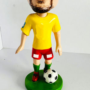 Pop moderne célèbre Football Star Bobbleheadsme résine artisanat sur mesure Bobblehead Souvenir Figurines maison bureau voiture décor - Product Image 2