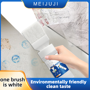 Petite bouteille de peinture murale <span class=keywords><strong>blanche</strong></span> au pinceau pour les taches et les graffitis Revêtement mural blanc Pâte de réparation murale écologique pour usage domestique - Product Image 2