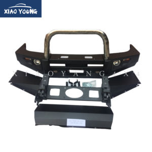 Protector de rejilla de parachoques delantero 4X4 negro de acero de fábrica Original para Hilux Revo <span class=keywords><strong>Vigo</strong></span> NP300 BT50 Ranger Bull <span class=keywords><strong>Bar</strong></span> - Product Image 2