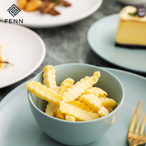 FENN Casa Nordic Moda Louça Céu Azul/Branco Cores Fruta Arroz Tigela Pratos Set Tigela Cerâmica Tigela para Casa e Cozinha - Product Image 2