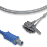 Capteur SpO2 réutilisable à 6 broches standard, capteur SpO2 souple pour le bout des doigts de 3,0 m pour les nouveau-nés, sonde SpO2, accessoires médicaux.