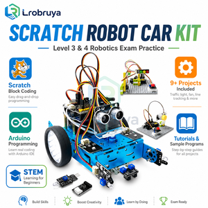 Esami Nazionali di Robotica Livello 3 e 4: <span class=keywords><strong>Auto</strong></span> Scratch per Programmazione Arduino con Tutorial e Programmi Inclusi LT-ZK0021 - Product Image 2
