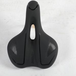 Sillín de <span class=keywords><strong>bicicleta</strong></span> profesional agrandado de cuero PU <span class=keywords><strong>amortiguador</strong></span> de goma suave transpirable impermeable MTB <span class=keywords><strong>asiento</strong></span> <span class=keywords><strong>con</strong></span> agujero - Product Image 4