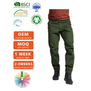 Pantalones de Invierno para Hombre, Estilo Casual, Cintura Media, Cierre con Cordón, de Lana, Cómodos y Transpirables, Precio de Fábrica - Product Image 1