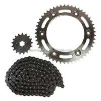 HF BENMA Amerika Selatan 1045 428H 32T 34T 36T 38T 39T 45T 116L 122L 124L Kit transmisi sepeda motor rantai dan peralatan sproket