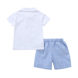 Conjunto de Ropa para Bebés Recién Nacidos, Trajes Deportivos de Algodón de Manga Corta para Niños, de Proveedor Chino - Product Image 2