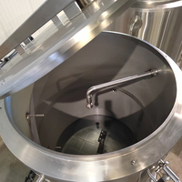 Cuve de Fermentation Commerciale 600L en SUS304 à Base Conique pour Kombucha