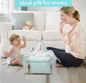 Free Sample <b>Small</b> Diaper Bag <b>Backpack</b> Mini Diaper Tote Portable Crossbody <b>Backpack</b> with Insulated Pocket - Product Image 6