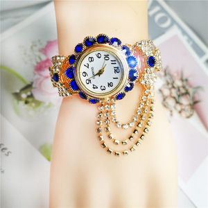 Relojes de Decoración para el Hogar, Estilo Coreano, con Incrustaciones de Diamantes - Product Image 1