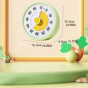 Portable 60 Minute Silent Visual Timer, Plastic Silent Kitchen Timer, Round Durable Timer Number - Product Image 4