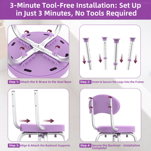360 °   Chaise de douche pivotante avec dossier, siège de bain réglable en hauteur sur 6 niveaux, tabouret de <span class=keywords><strong>baignoire</strong></span> antidérapant pour personnes âgées et handicapées - Product Image 6