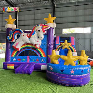 <span class=keywords><strong>Castillo</strong></span> hinchable con tobogán, casa hinchable barata - Product Image 4