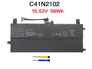 Batería genuina C41N2102 para Asus ROG Flow Z13 <span class=keywords><strong>GZ301</strong></span> NR2201 GZ301VF Series X 2022 2n1 GZ301Z GZ301ZC/ZE 15,52 V 56WH - Product Image 6