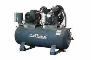 Compresor de Aire Industrial de Dos Etapas con Tanque Receptor de Aire, Compresor de Pistón de Alta Resistencia para Uso en Talleres y Fábricas - Product Image 5