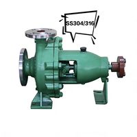 Pompe centrifuge chimique de type IH Qianyou OEM, entrée 50-200 mm, débit 0,3-400 m³/h, résistante à la corrosion, pour l'industrie pharmaceutique et l'eau