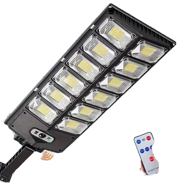 Solar LED Street Lights with IP65 Rating Battery-Powered ABS Plastic for Farm & Ranch Lighting