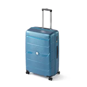 PP новый дизайн, 4 шт., дорожный багажный комплект, прочный чемодан на молнии, чемоданы большого размера, на молнии, 20, 24, 28, 32 дюйма