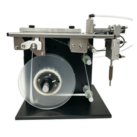 Machine d'étiquetage semi-adhésive pour boîtes plates d'angle de bureau, anti-effraction, pour étiquettes de carton