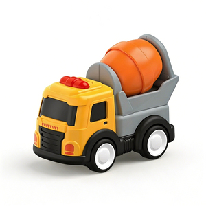 Ensemble de jouets de construction à rétrofriction pour enfants : Camion de forage et bétonnière pour garçons, idéal pour jouer à l'intérieur et à l'extérieur - Product Image 5