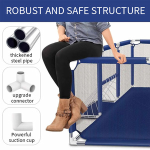 Recinto per Bambini Smontabile Facile da Montare, Adatto per Uso Esterno, Parchi e Aree Gioco - Product Image 4