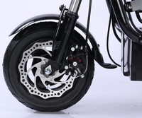 Vente directe d'usine, scooter électrique à trois roues de haute qualité, pneus larges, 800W, pliable, moteur, voyage pour adultes
