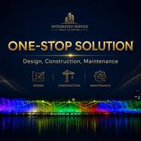 Servicio Profesional de Diseño y Construcción de Fuentes de Agua Musicales y Danzantes, Proyecto Personalizado de Fuente de Agua para Exteriores