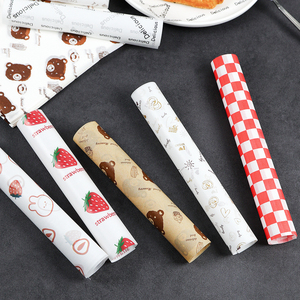 Tùy chỉnh in bánh sandwich Burger không thấm mỡ giấy gói thực phẩm lớp bánh hamburger bánh mì Deli mỡ bằng chứng giấy với logo - Product Image 5