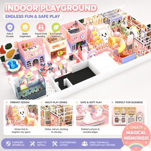 Commercial <b>Indoor</b> Playground with <b>Slide</b> Ball Pit for 2-12 Years Old Shopping Mall Wholesale - Product Image 1