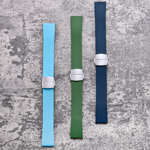 JUELONG Nuovo Prodotto Cinturini per Orologi Stile CTS in FKM con Sgancio Rapido, Tagliabili su Misura, Cinturini in Gomma 18/19/20/22mm - Product Image 2